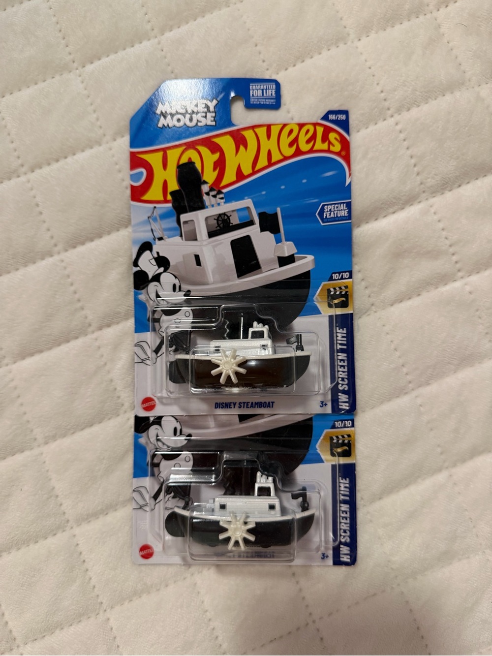Disney Steamboat Toy - Black & White set of 2